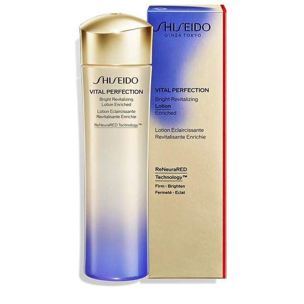 SHISEIDO VITAL PERFECTION BRIGHT REVITALIZING LOTION ENRICHED: Nước Dưỡng Da Phục Hồi & Tái Tạo Vẻ Đẹp Rạng Rỡ