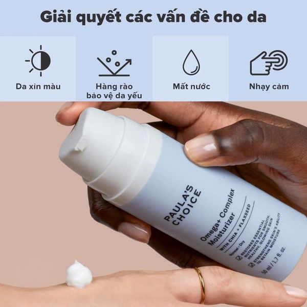 PAULA'S CHOICE OMEGA+ COMPLEX MOISTURIZER: Kem Dưỡng Phục Hồi Hàng Rào Da, Giảm Nếp Nhăn & Dưỡng Ẩm Sâu