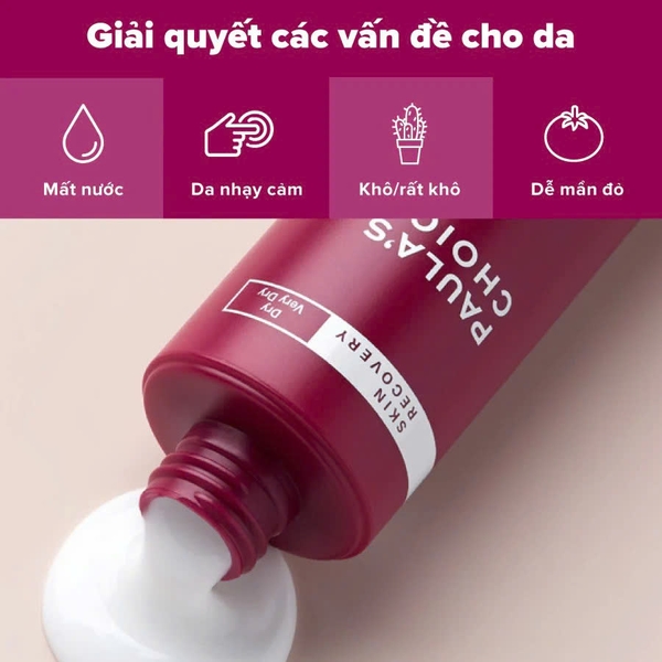 PAULA’S CHOICE SKIN RECOVERY SOFTENING CREAM CLEANSER: Kem Rửa Mặt Dịu Nhẹ, Cho Làn Da Mềm Mịn & Khỏe Mạnh