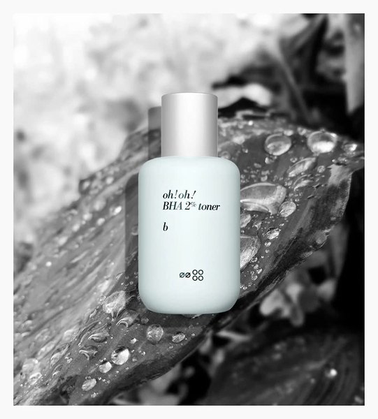 OH!OH! BHA 2% TONER : B: Nước Cân Bằng Giúp Làm Sạch Sâu, Cải Thiện Da Dầu Mụn & Tái Tạo Làn Da