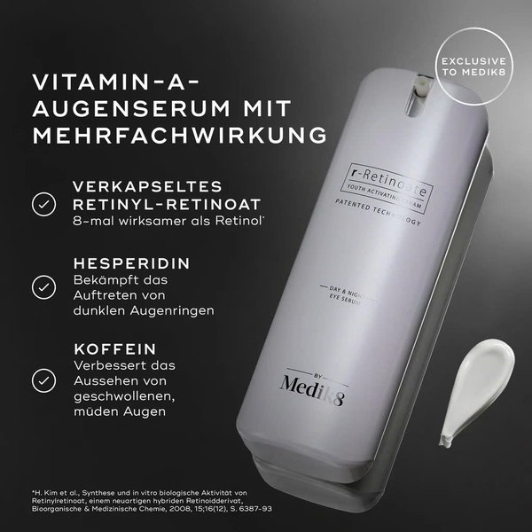 MEDIK8 r-Retinoate® Day & Night Eye Serum: Tinh Chất Chuyên Biệt Giúp Giảm Nếp Nhăn & Phục Hồi Vùng Mắt