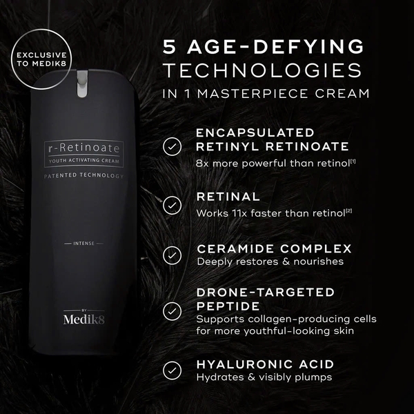 MEDIK8 r-RETINOATE INTENSE: Tinh Chất & Kem Dưỡng Đêm Tái Tạo Chuyên Sâu, Giảm Nếp Nhăn & Sắc Tố