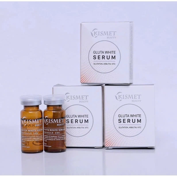 KISMET GLUTA WHITE: Tinh Chất Ức Chế Sắc Tố Melanin – Làm Sáng & Đều Màu Da
