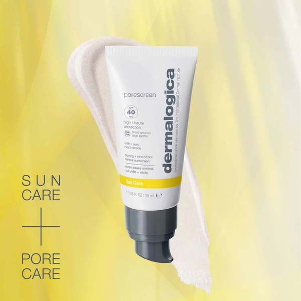 DERMALOGICA PORESCREEN SPF40: Kem Chống Nắng Khoáng Kiềm Dầu, Se Khít Lỗ Chân Lông & Làm Mịn Da