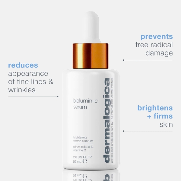DERMALOGICA BIOLUMIN-C SERUM: Tinh Chất Dưỡng Sáng & Chống Lão Hóa Mạnh Mẽ, Cho Làn Da Rạng Rỡ