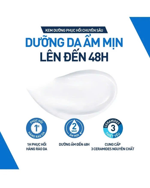 CERAVE MOISTURISING CREAM: Kem Dưỡng Ẩm Toàn Thân Chuyên Sâu, Phục Hồi & Bảo Vệ Da Khô Đến Rất Khô