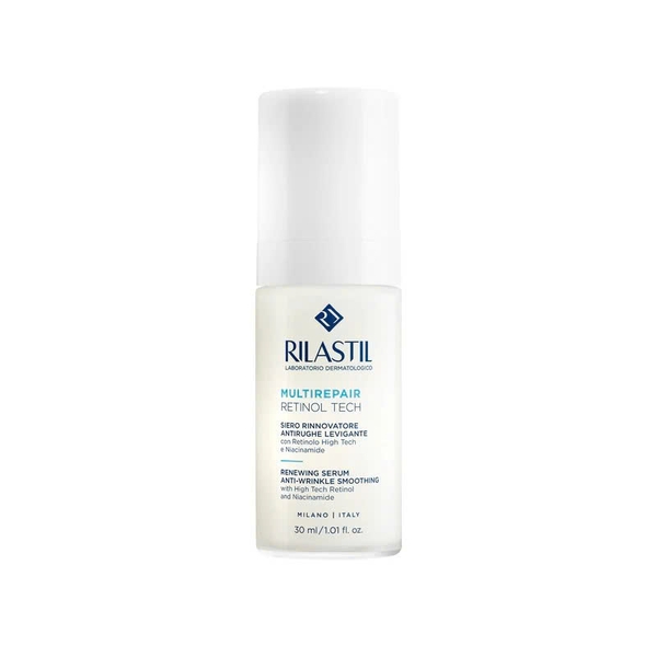 RILASTIL MULTIREPAIR RETINOL TECH: Tinh Chất Chống Lão Hóa Chuyên Sâu - Giảm Nhăn, Tái Tạo & Củng Cố Hàng Rào Da