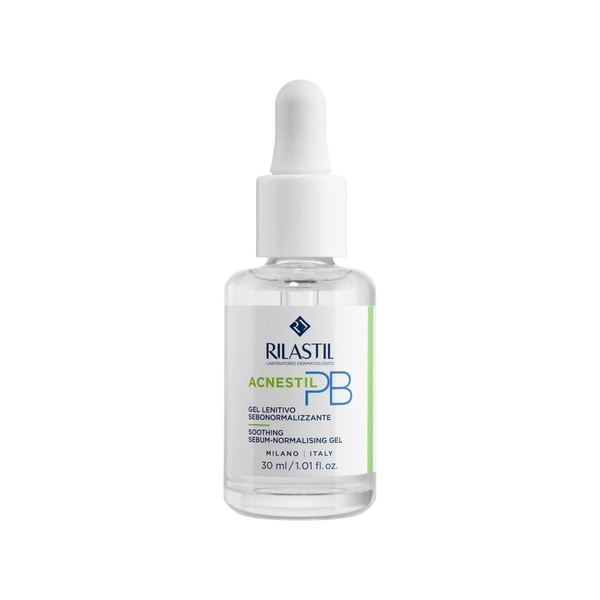 RILASTIL ACNESTIL PB SOOTHING SEBUM-NORMALISING GEL: Gel Dưỡng Ẩm, Làm Dịu & Cân Bằng Hệ Vi Sinh Da Mụn - Công Thức Oil-Free Đột Phá