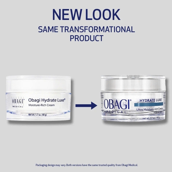 OBAGI HYDRATE LUXE® Ultra Moisture-rich Cream: Kem Dưỡng Siêu Phục Hồi & Cấp Ẩm Chuyên Sâu – Đánh Thức Làn Da Tươi Trẻ Mỗi Sáng