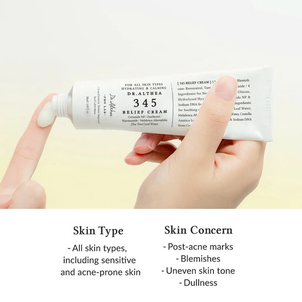 Kem Dưỡng Phục Hồi Dr.Althea 345 Relief Cream: Giải Pháp Toàn Diện Cho Da Mụn Và Nhạy Cảm