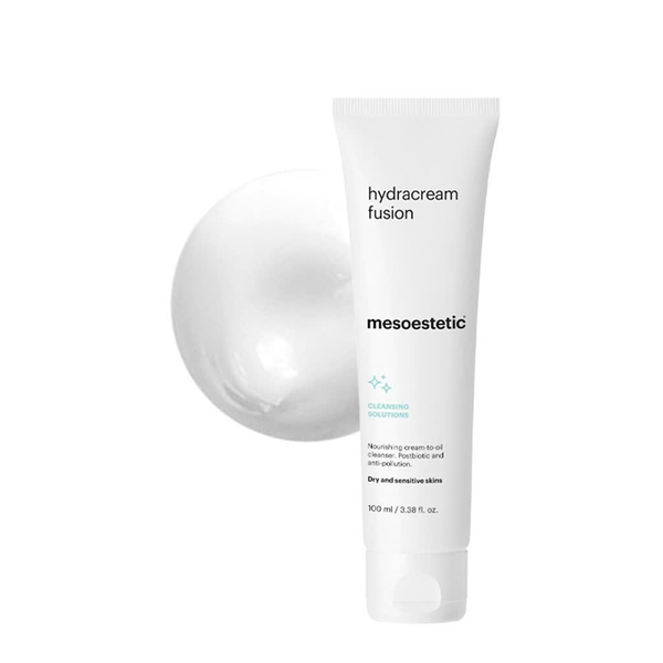 Mesoestetic Hydracream Fusion: Sữa Rửa Mặt Dạng Kem Làm Sạch Sâu, Cân Bằng Hệ Vi Sinh & Chống Ô Nhiễm