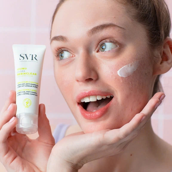 SVR Sebiaclear Hydra: Kem Dưỡng Phục Hồi Chuyên Sâu Cho Da Dầu Mụn Đang Điều Trị