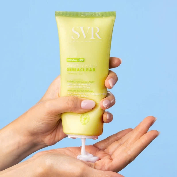 SVR Sebiaclear Crème Lavante: Sữa Rửa Mặt Cấp Ẩm Và Phục Hồi Cho Da Dầu Mụn Treatment