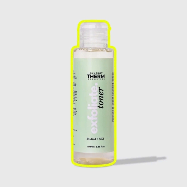Synergy Therm Exfoliate Toner: Nước Hoa Hồng Tẩy Tế Bào Chết 5% AHA/PHA Tái Tạo Da