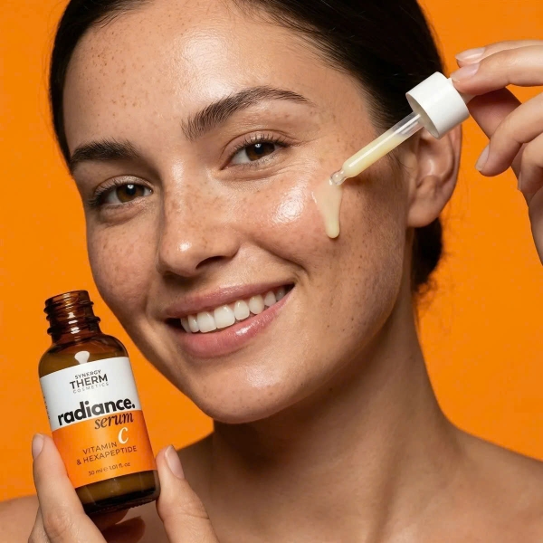 Synergy Therm Radiance Serum: Tinh Chất Vitamin C Liposome & Hexapeptide Làm Sáng Da, Chống Lão Hóa