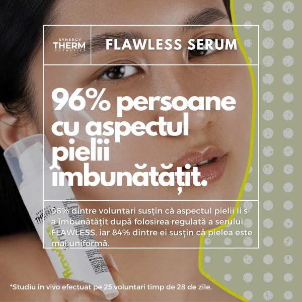 Synergy Therm Flawless Serum: Tinh Chất Hoàn Hảo Cải Thiện Đốm Sắc Tố Và Làm Sáng Da