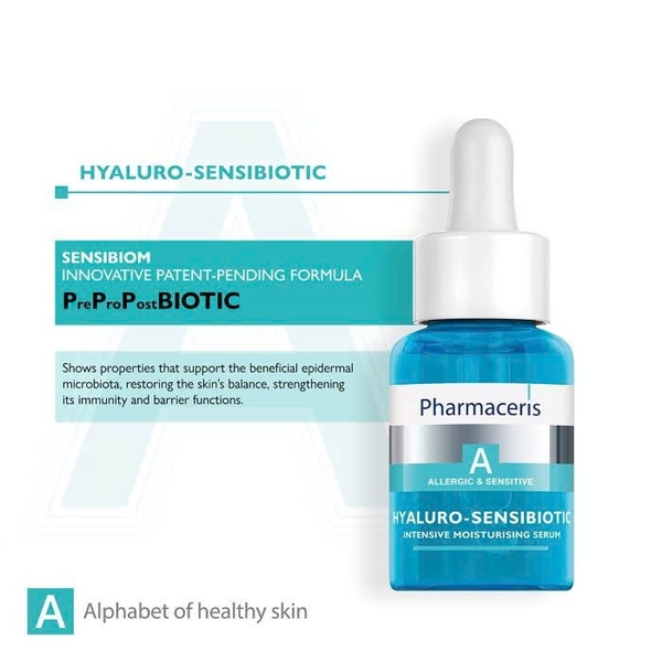 Pharmaceris A HYALURO-SENSIBIOTIC: Serum Cấp Ẩm Đa Tầng, Phục Hồi Hệ Vi Sinh Và Làm Dịu Da Quá Mẫn