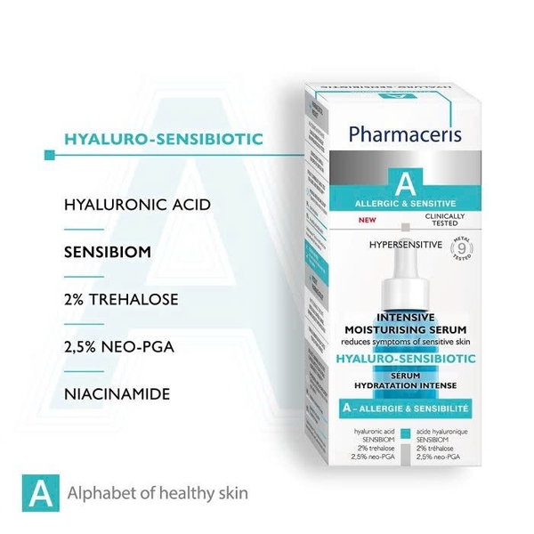 Pharmaceris A HYALURO-SENSIBIOTIC: Serum Cấp Ẩm Đa Tầng, Phục Hồi Hệ Vi Sinh Và Làm Dịu Da Quá Mẫn