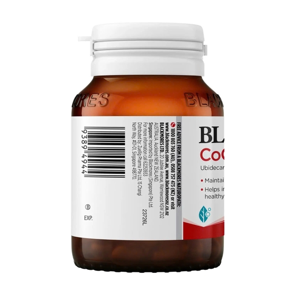 Blackmores CoQ10 150mg – Giải Pháp Bảo Vệ Tim Mạch & Tăng Cường Năng Lượng Mỗi Ngày