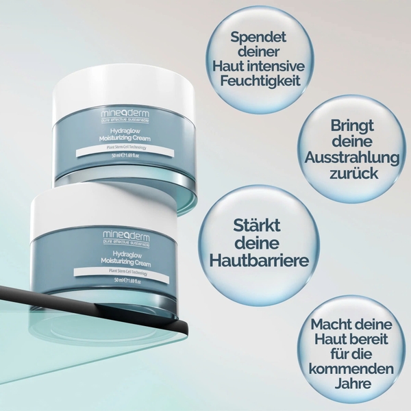Mineaderm Hydraglow Moisturizing Cream – Kem Dưỡng Cấp Ẩm Khóa Nước Tầng Sâu & Dưỡng Sáng Da Chuyên Sâu