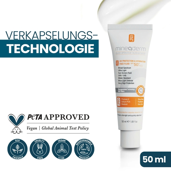 Mineaderm UV Protection & Hydration Face Fluid SPF 50+ – Sữa Chống Nắng Và Dưỡng Ẩm Cho Da