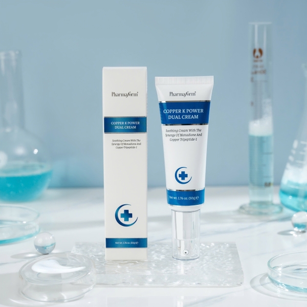 Pharmaform Copper K Power Dual Cream – Kem Dưỡng Hỗ Trợ Phục Hồi, Làm Dịu Và Nuôi Dưỡng Làn Da Tươi Trẻ