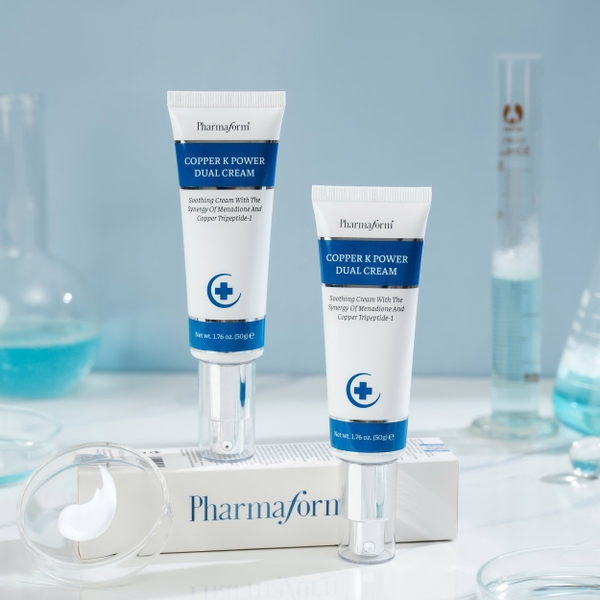 Pharmaform Copper K Power Dual Cream – Kem Dưỡng Hỗ Trợ Phục Hồi, Làm Dịu Và Nuôi Dưỡng Làn Da Tươi Trẻ