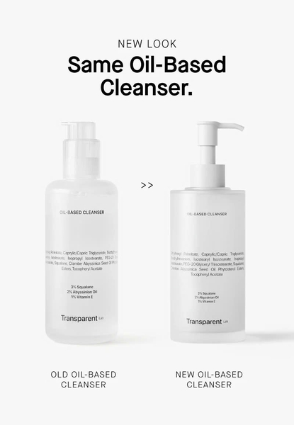 Transparent Lab Oil Based Cleanser – Dầu Tẩy Trang Dịu Nhẹ, Làm Sạch Sâu Và Nuôi Dưỡng Làn Da Mềm Mại