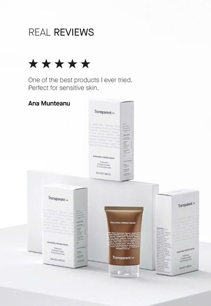 Transparent Lab Bakuchiol Firming Cream – Kem Dưỡng Săn Chắc Da, Hỗ Trợ Làm Mờ Nếp Nhăn Và Mang Lại Diện Mạo Tươi Trẻ