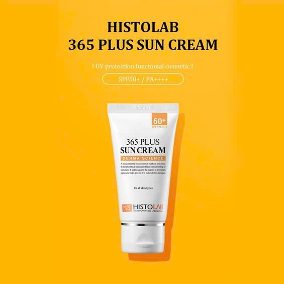 Histolab 365 Plus Sun Cream [SPF 50+/PA+++] – Kem Chống Nắng Dịu Nhẹ, Bảo Vệ Da Toàn Diện Và Kiểm Soát Dầu Nhờn