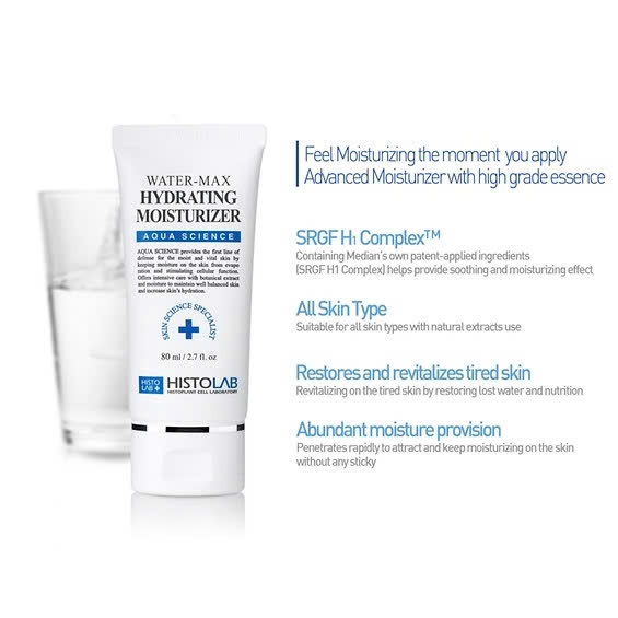 Histolab Water Max Hydrating Moisturizer – Kem Dưỡng Ẩm Chuyên Sâu, Làm Dịu Và Nuôi Dưỡng Làn Da Mịn Màng
