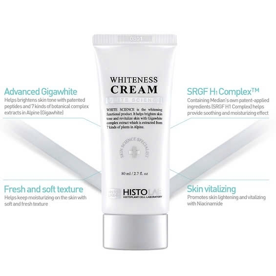 Histolab Whiteness Cream – Kem Dưỡng Nuôi Dưỡng Làn Da Tươi Sáng, Mịn Màng Và Khỏe Mạnh