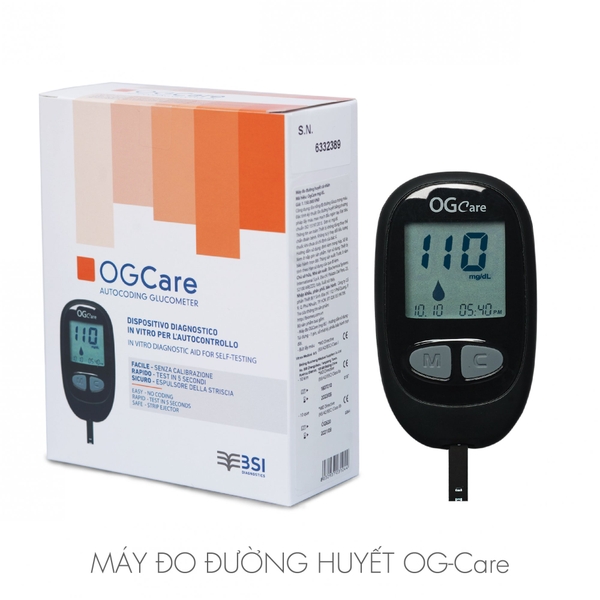 [Hướng dẫn sử dụng] Máy Đo Đường Huyết Ogcare - Italy