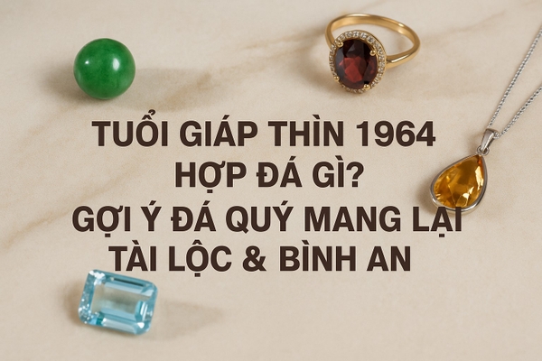 Tuổi Giáp Thìn 1964 hợp đá gì? Gợi ý đá quý mang lại tài lộc & bình an