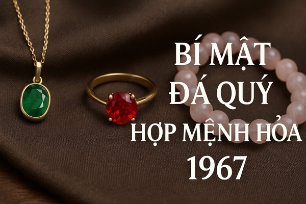 Bí Mật Đá Quý Hợp Mệnh Hỏa 1967: Cách Chọn Đúng, Đeo Đúng & Đẹp Sang