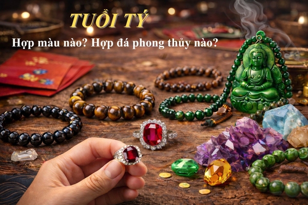 Màu sắc & đá quý hợp tuổi Tý: Cẩm nang phong thủy chuẩn theo mệnh ngũ hành