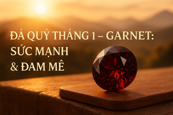 Đá Quý Cho Người Sinh Tháng 1 – Garnet: Biểu Tượng Của May Mắn & Bảo Vệ