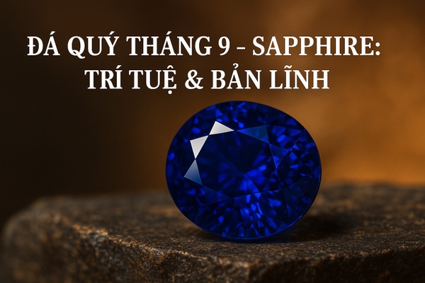 ĐÁ QUÝ CHO NGƯỜI SINH THÁNG 9 – SAPPHIRE: TRÍ TUỆ SÁNG SUỐT, NIỀM TIN VỮNG CHẮC VÀ SỰ BẢO HỘ TỪ VŨ TRỤ