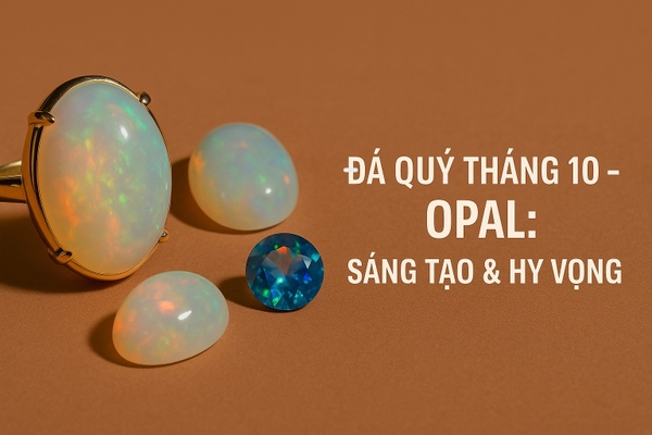 Đá Quý Cho Người Sinh Tháng 10 – Opal: Vẻ Đẹp Huyền Bí & Sức Mạnh Tâm Linh