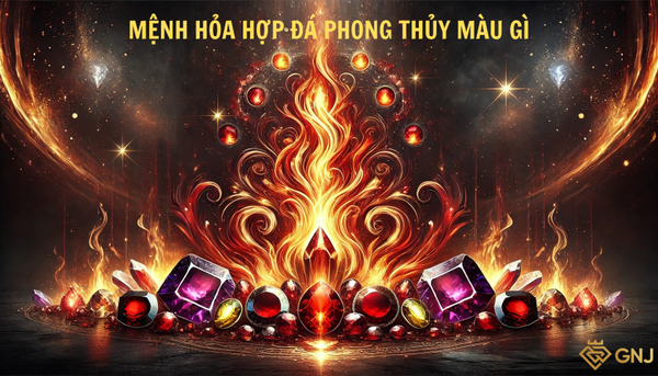 Mệnh Hoả Hợp Đá Phong Thủy Màu Gì?