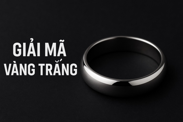 Giải mã vàng trắng: Hợp kim cao cấp, ý nghĩa phong thủy và lý do được ưa chuộng