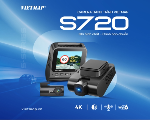 Camera Hành Trình S720: Ghi Hình Chất – Cảnh Báo Chuẩn