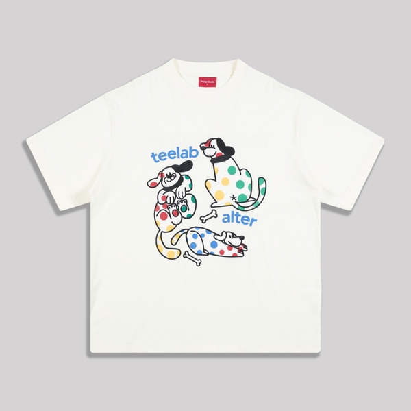 Áo Thun Local Brand Unisex Teelab Polka Đốm TS332