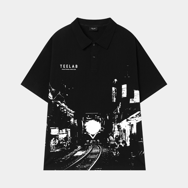 Áo Polo Teelab Local Brand Unisex Graphic Hanoi Famous AP031