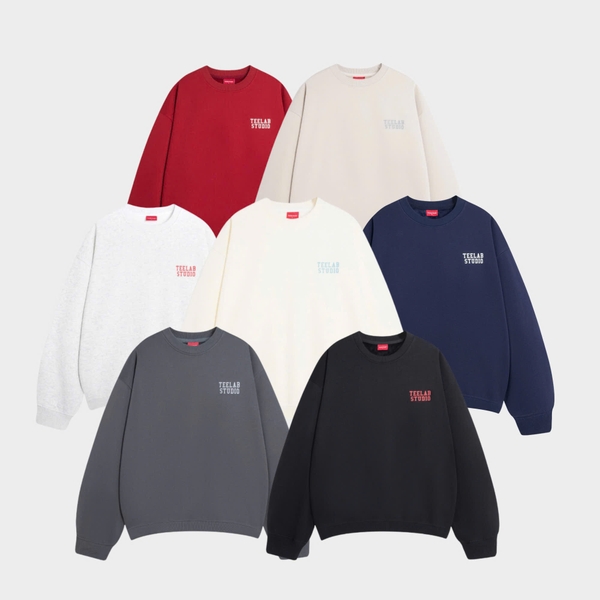 Áo Sweatshirt Local Brand Unisex Teelab Signature Sweatshirt HD096