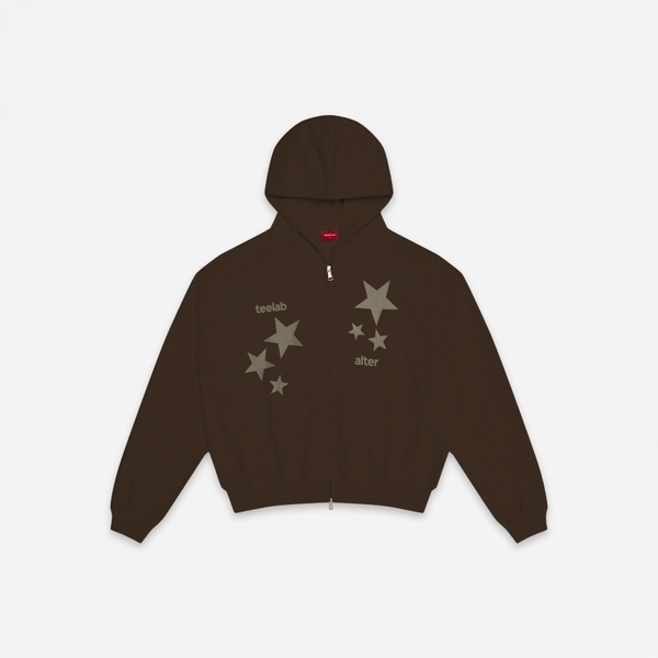 Áo Teelab Local Brand Unisex Hoodie zip Stars HD121