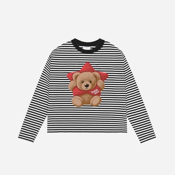Áo Thun Sọc Dài Tay Local Brand Unisex Teelab Teddy Alter TS362