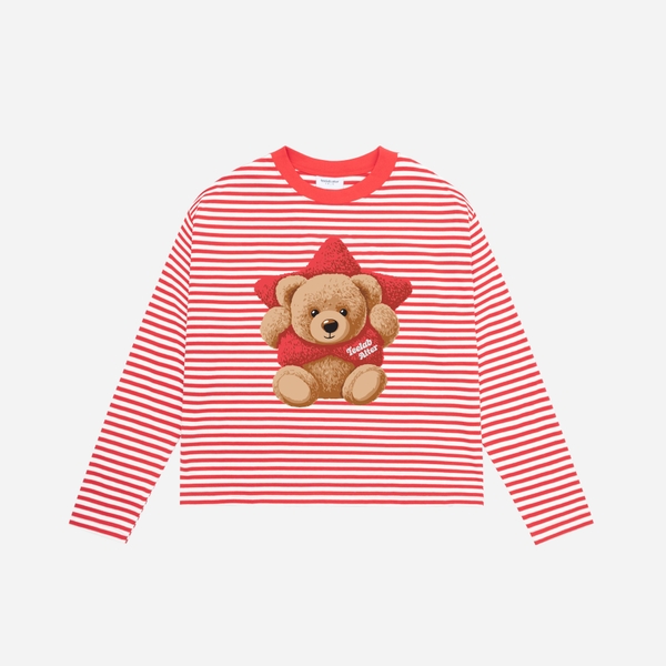 Áo Thun Sọc Dài Tay Local Brand Unisex Teelab Teddy Alter TS362
