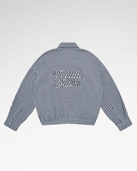 Áo khoác Local Brand Unisex Teelab Striped Boxy Jacket AK132