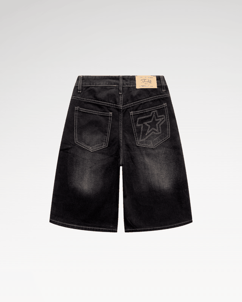 Quần Local Brand Unisex Teelab Short Jeans Wash PS117